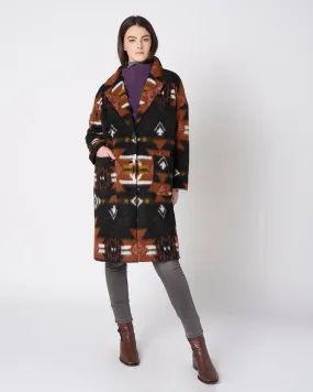 Country style long coat