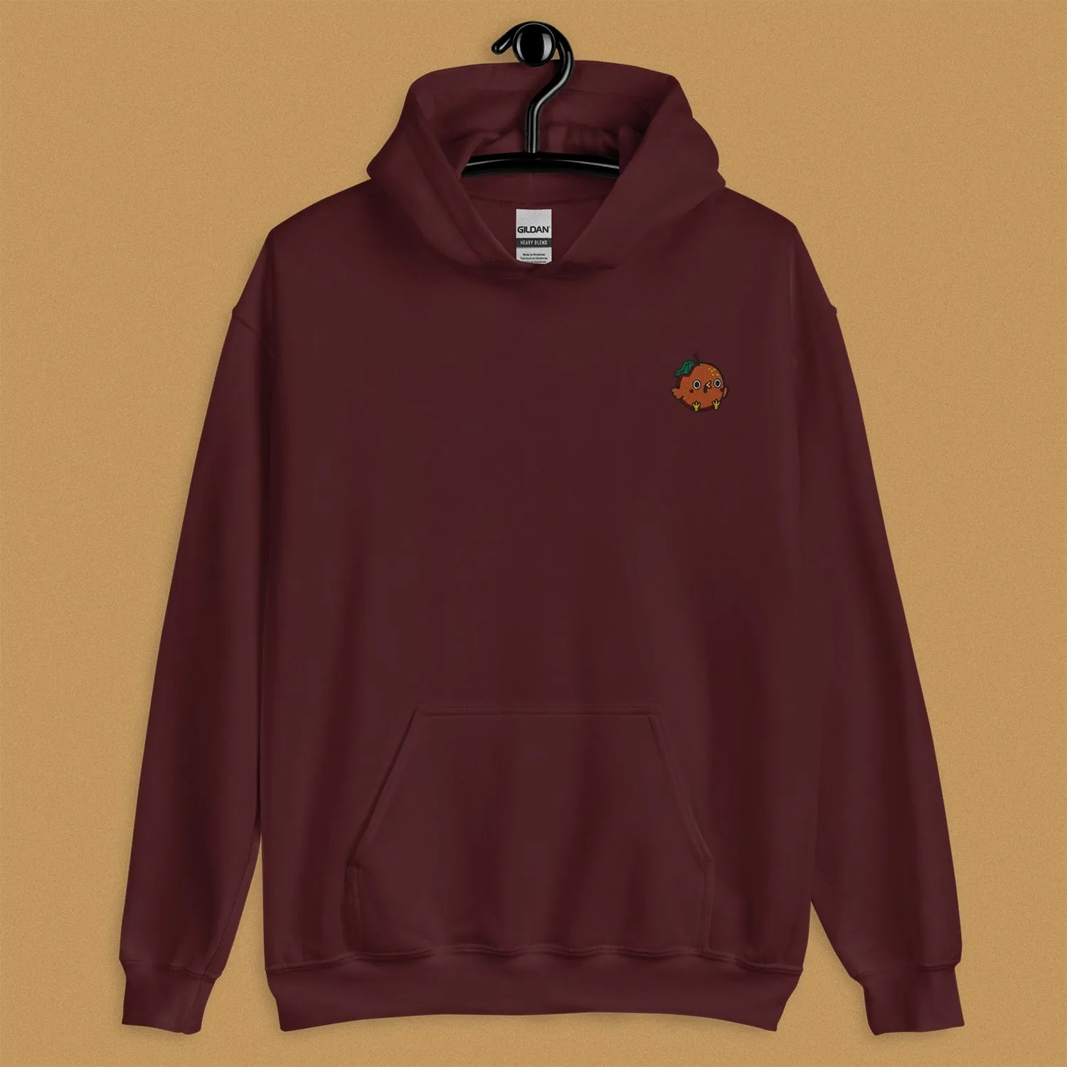 Orange Chicken Embroidered Hoodie