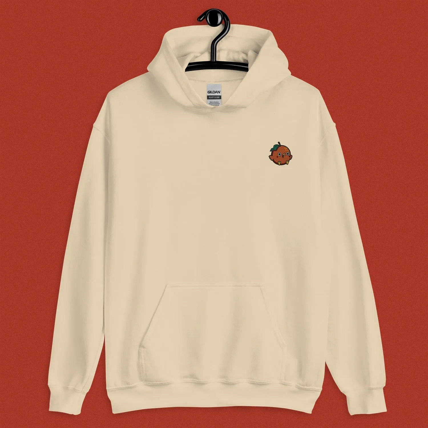 Orange Chicken Embroidered Hoodie