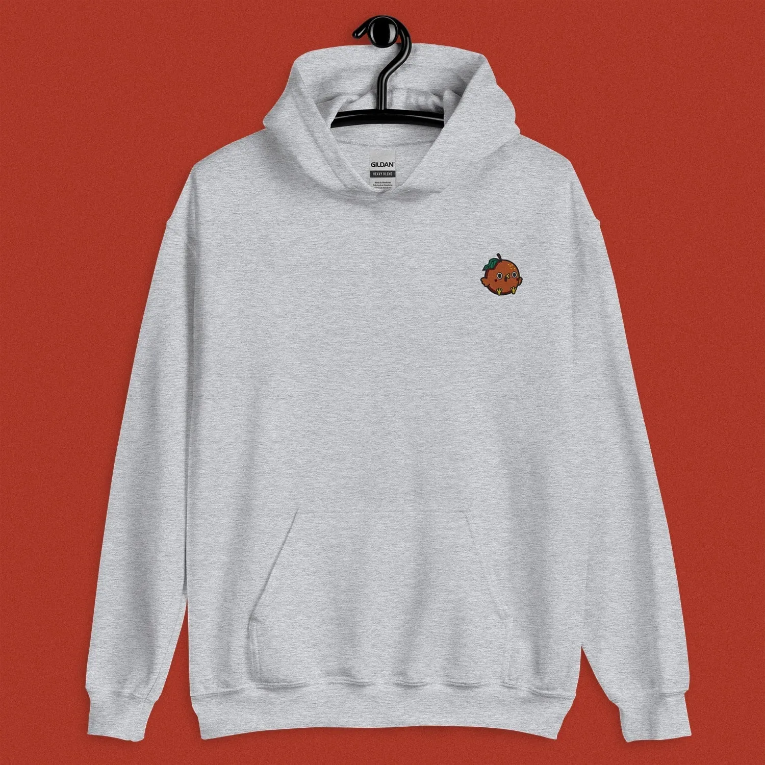 Orange Chicken Embroidered Hoodie