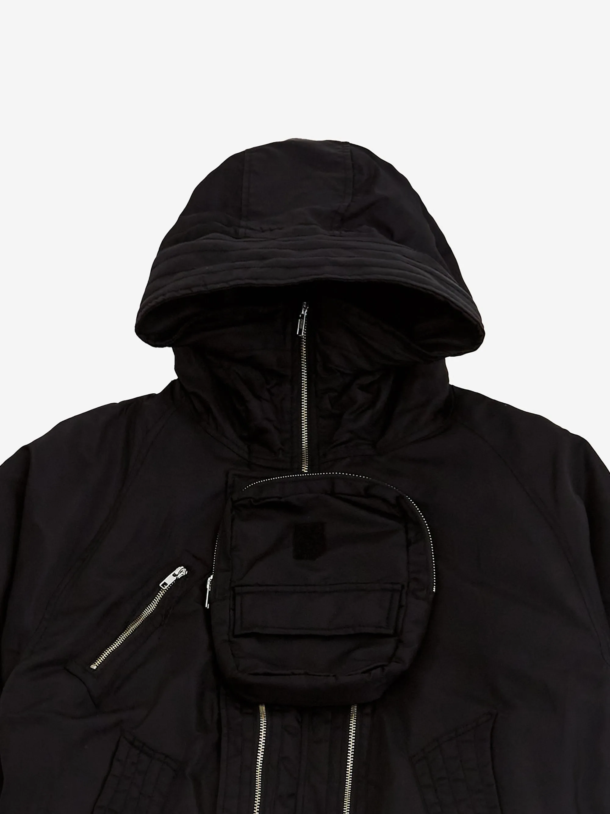 Phingerin Elevation Hooded Bomber - Black