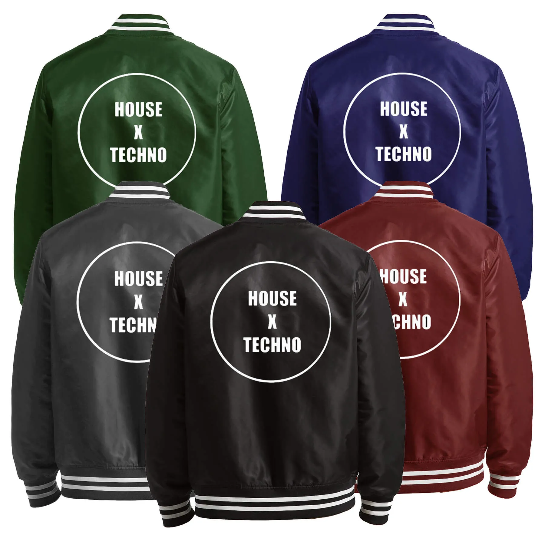 Secret Project CRSSD House x Techno Bomber Jacket Multi-Color Collection