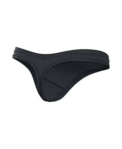 Under Armour Women's Power In Pink Pure Stretch Thong, Black/White, Medium